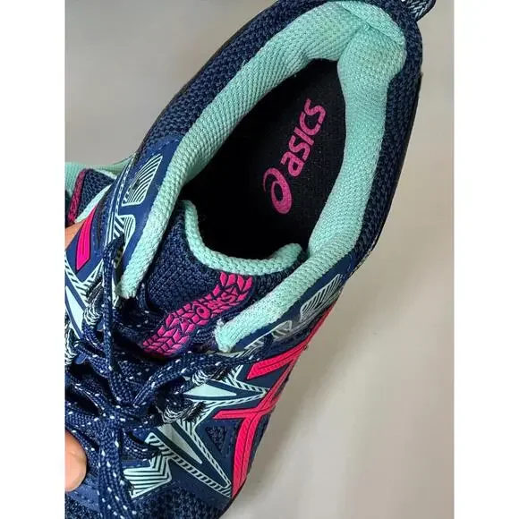 ASIC Women's GEL-VENTURE Mako Blue/Pink Glo Size 10 - Picture 9 of 9